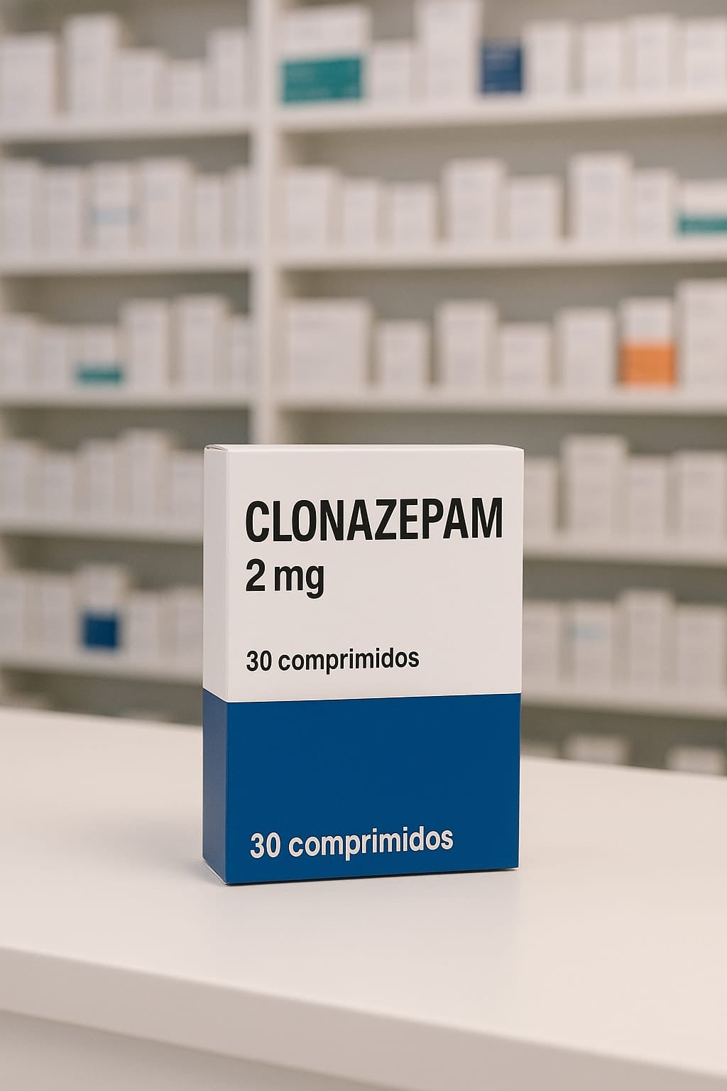 Clonazepam 2mg 30 comprimidos