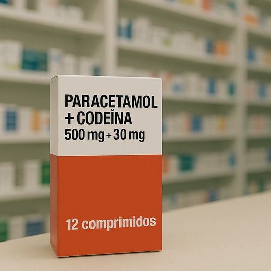Paracetamol + Codeina 500mg+30mg 12 comprimidos