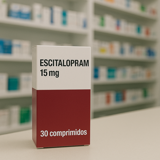 Escitalopram 15mg 30 comprimidos