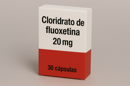 Cloridrato de fluoxetina 20mg 30 comprimidos