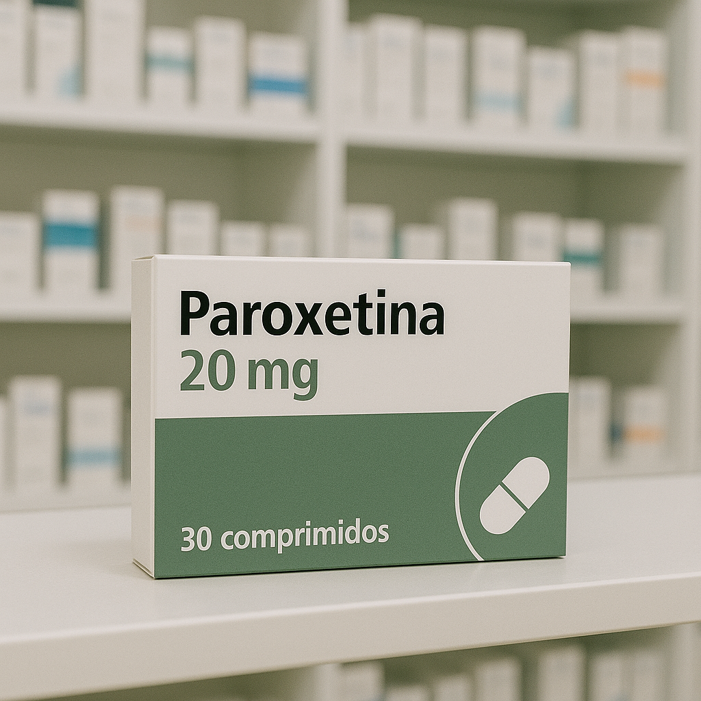 Paroxetina 20mg 30 comprimidos