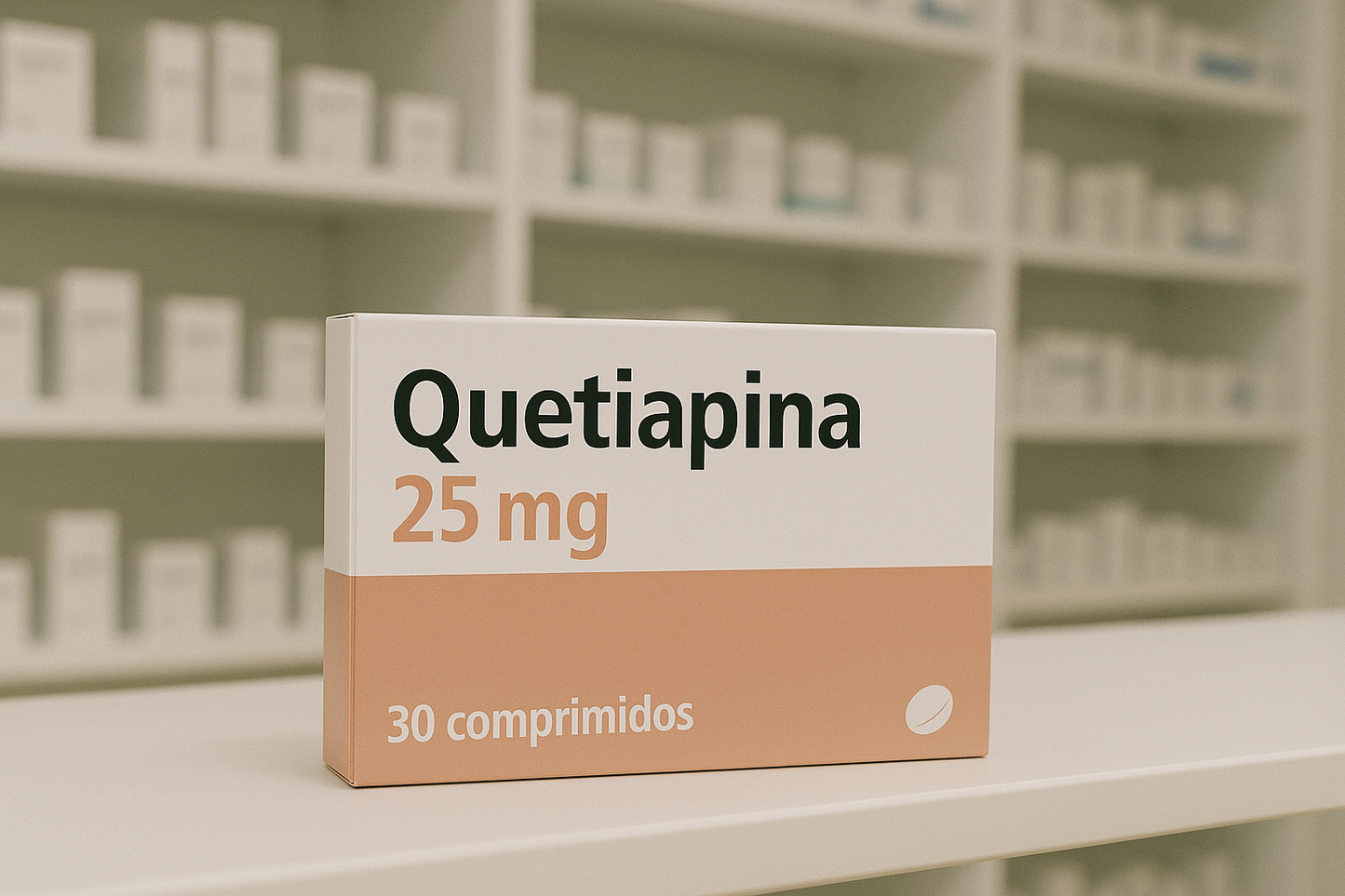 Quetiapina 25mg 30 comprimidos