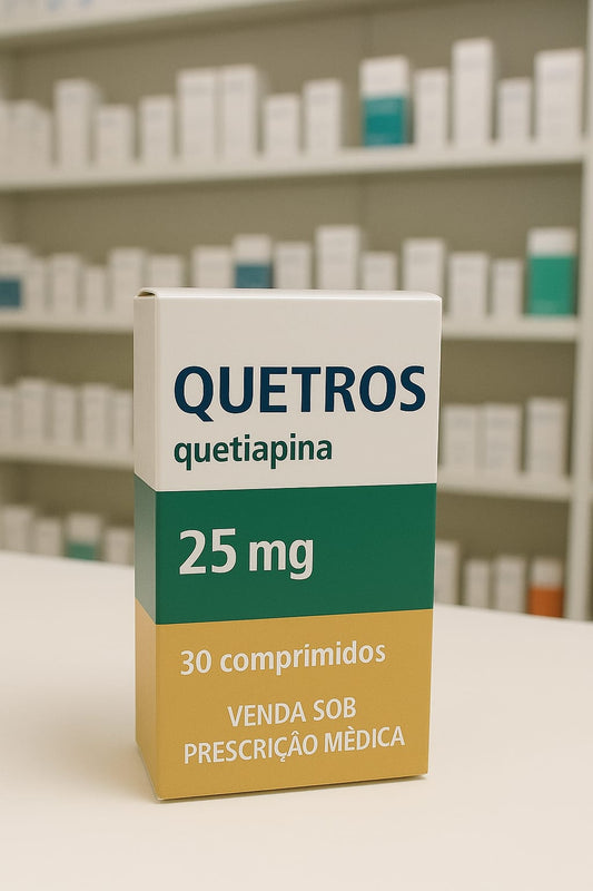Quetros (quetiapina 25mg) 30 comprimidos