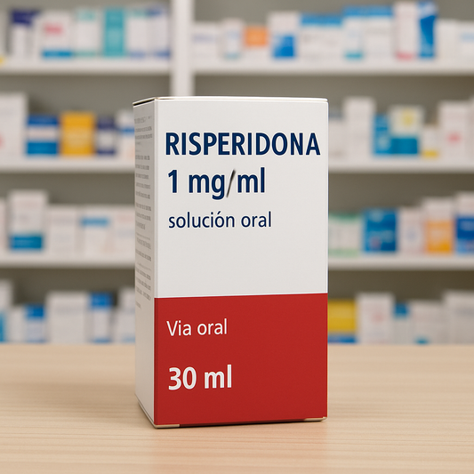 Risperidona 1mg/ml contém 1 frasco de 30ml