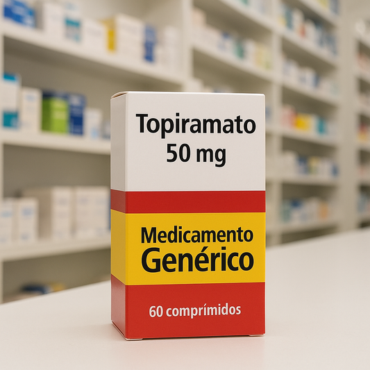 Topiramato 50mg 60 comprimidos