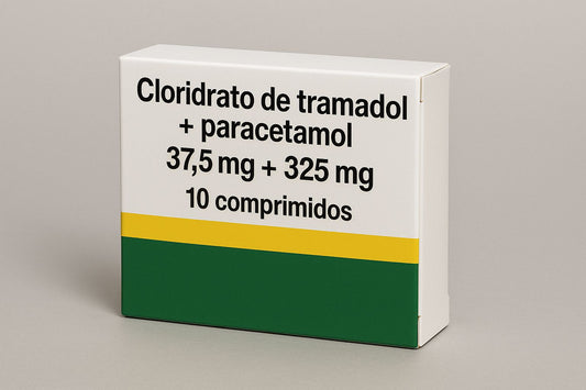 Cloridrato de tramadol + paracetamol 37,5mg+325mg 10cp